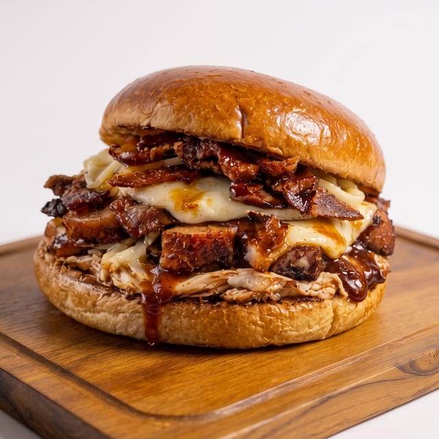Smoked Sausage Sandwich.